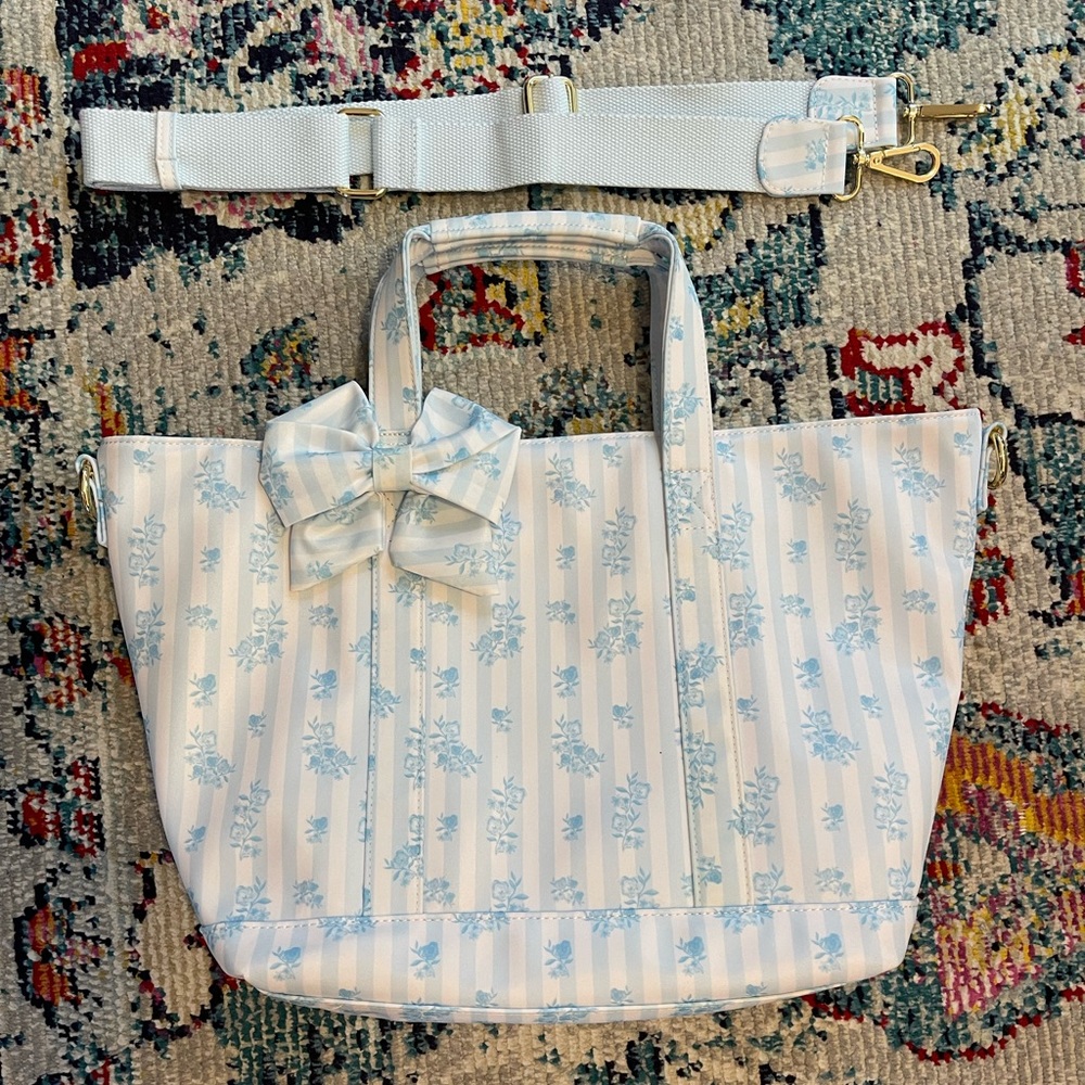 SCL tea party mini tote